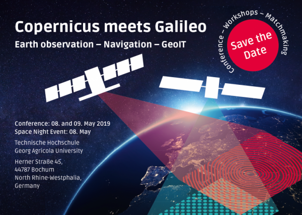 Copernicus meets Galileo – Erdbeobachtung – Navigation – GeoIT, 8. Mai 2019