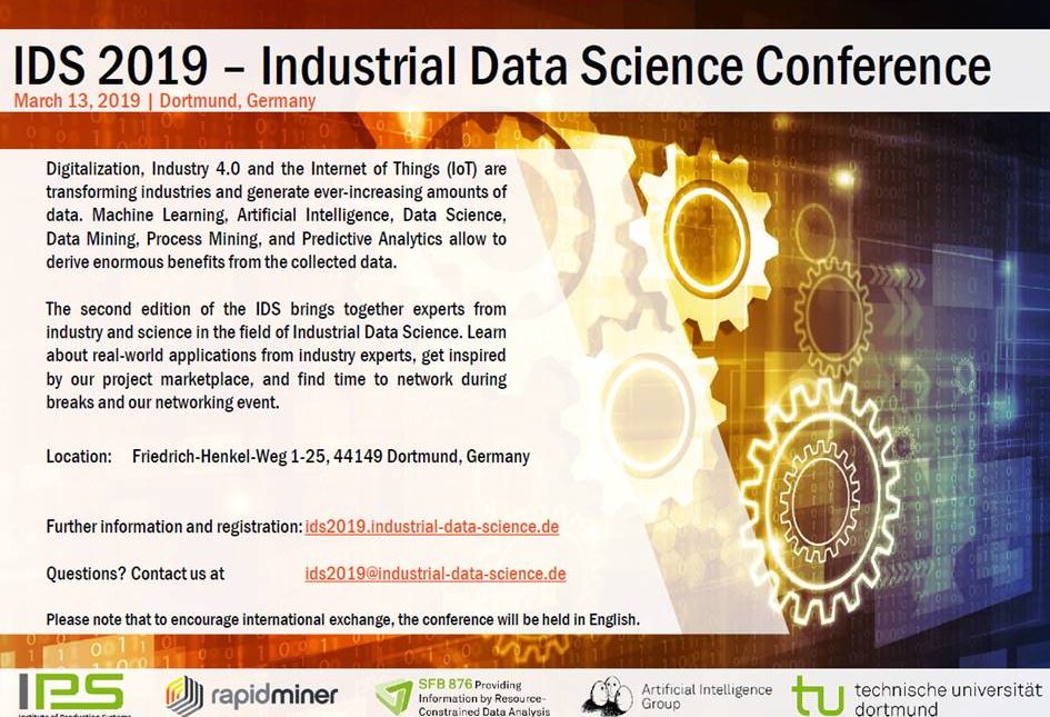 Industrial Data Science (IDS) Conference 2019